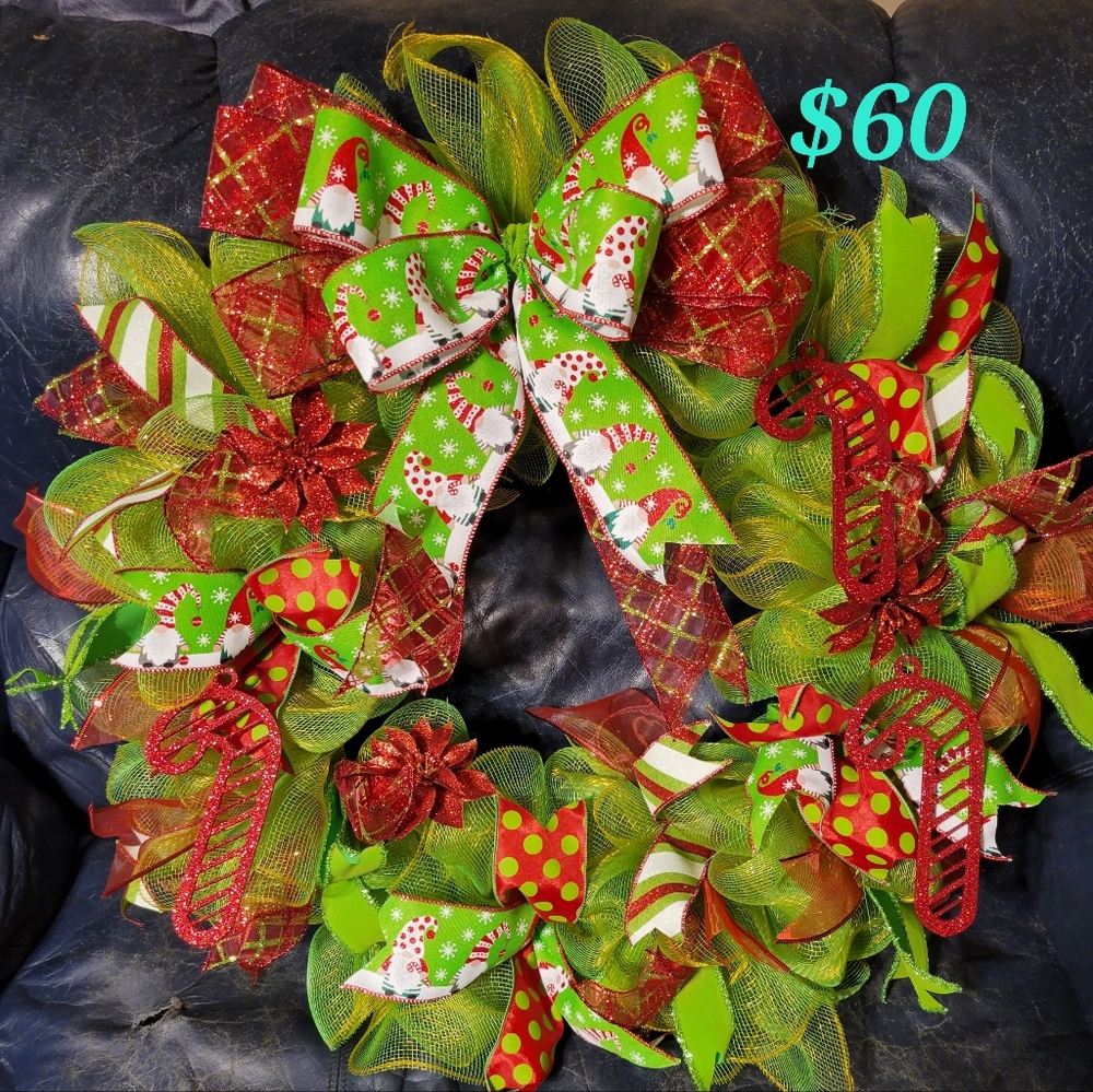 Christmas Gnome Wreath